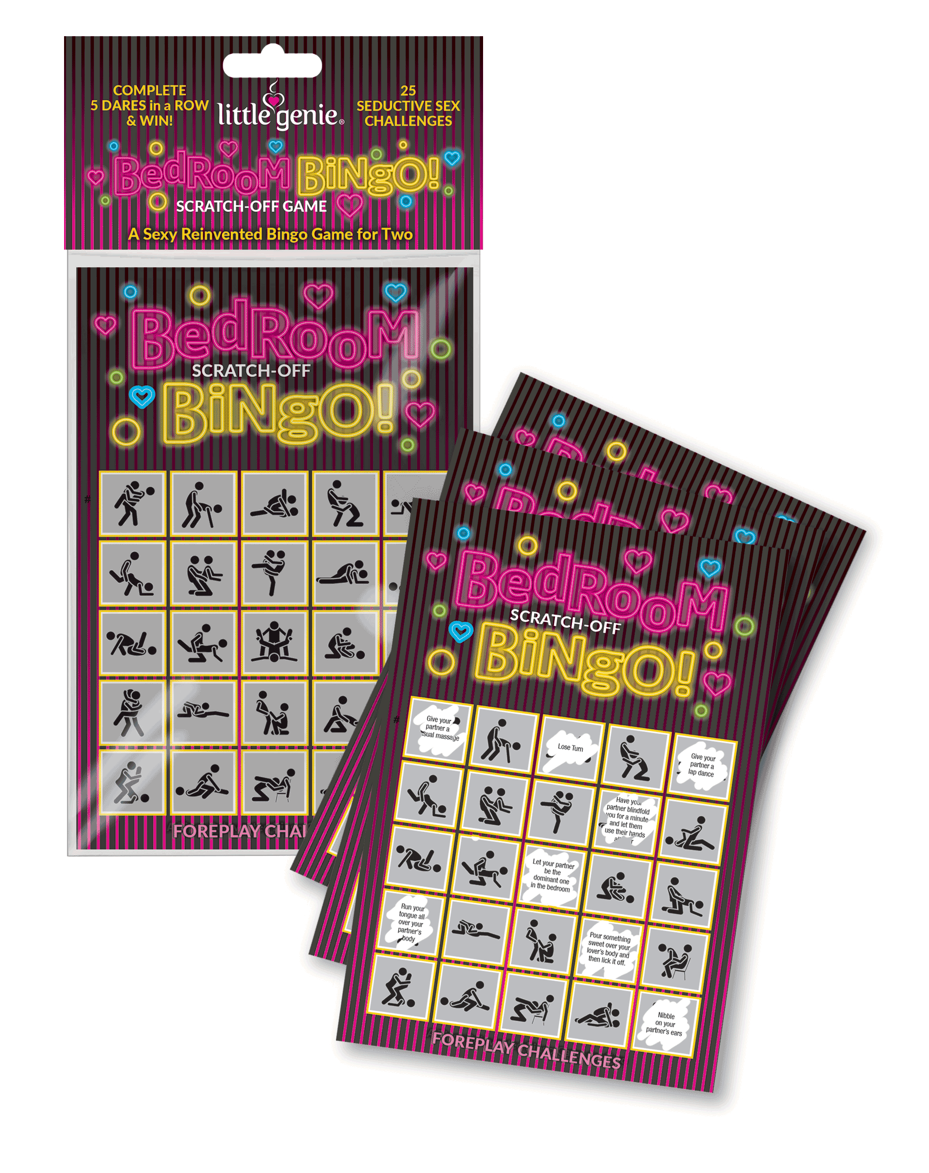 Bedroom Bingo: Adult Scratch Off Sex Game for Couples