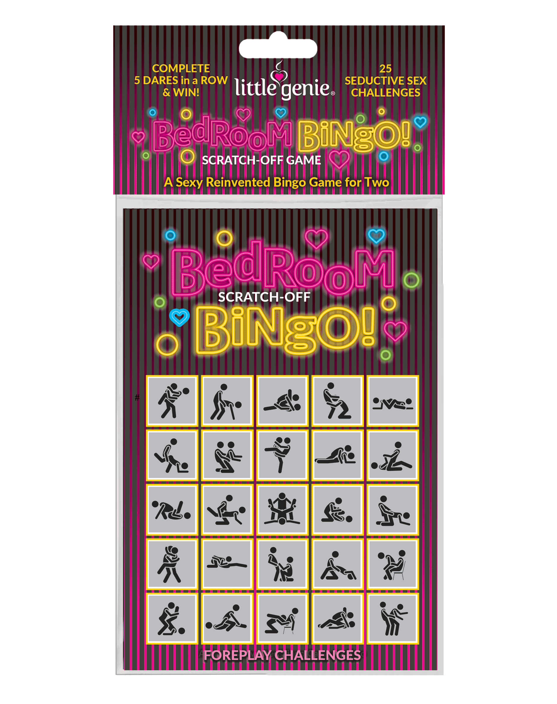 Bedroom Bingo: Adult Scratch Off Sex Game for Couples
