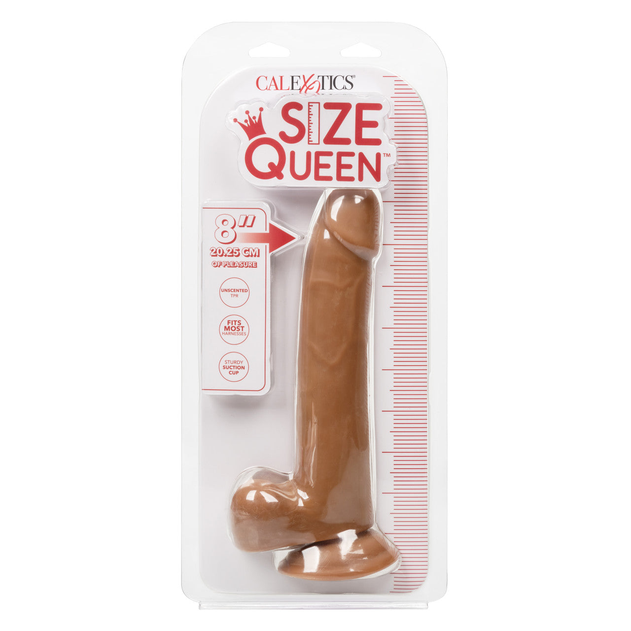 Size Queen 8" Flexible Dildo