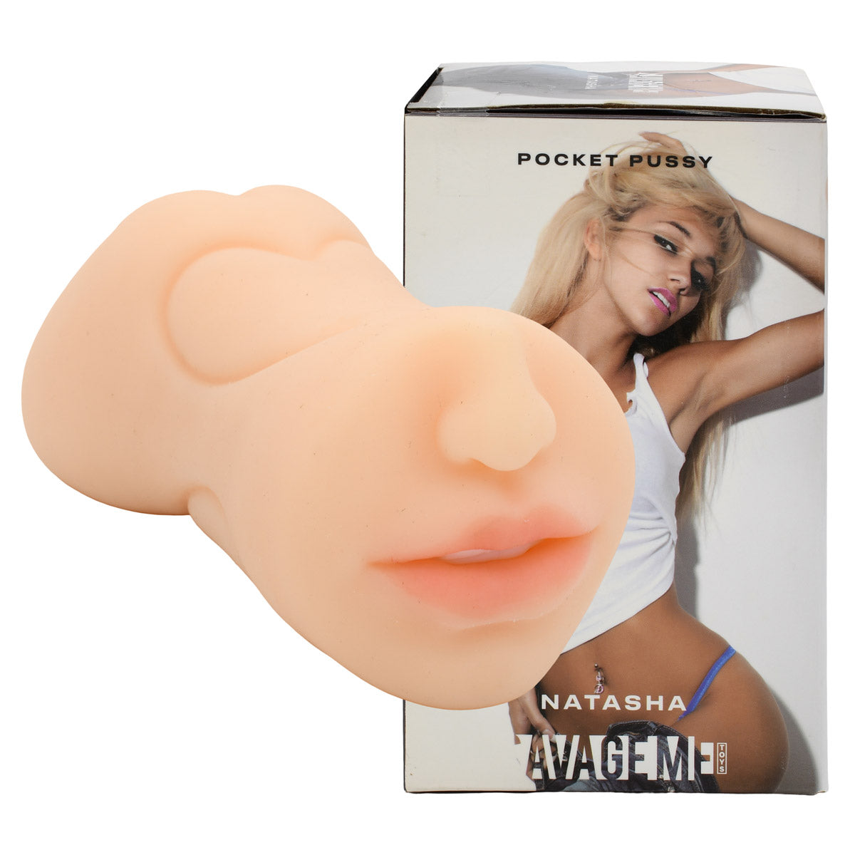 Natasha 3-Hole Stroker Blue Jeans Girl Masturbator