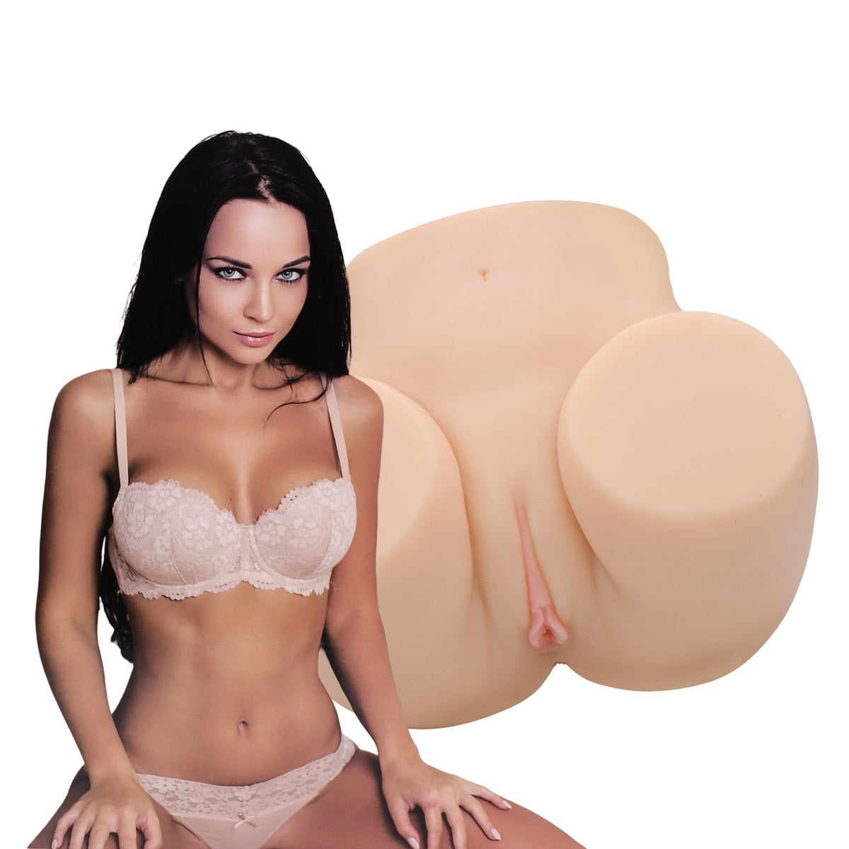 Dani Stroker Royal Honeys 2-Hole Vaginal & Anal Masturbator