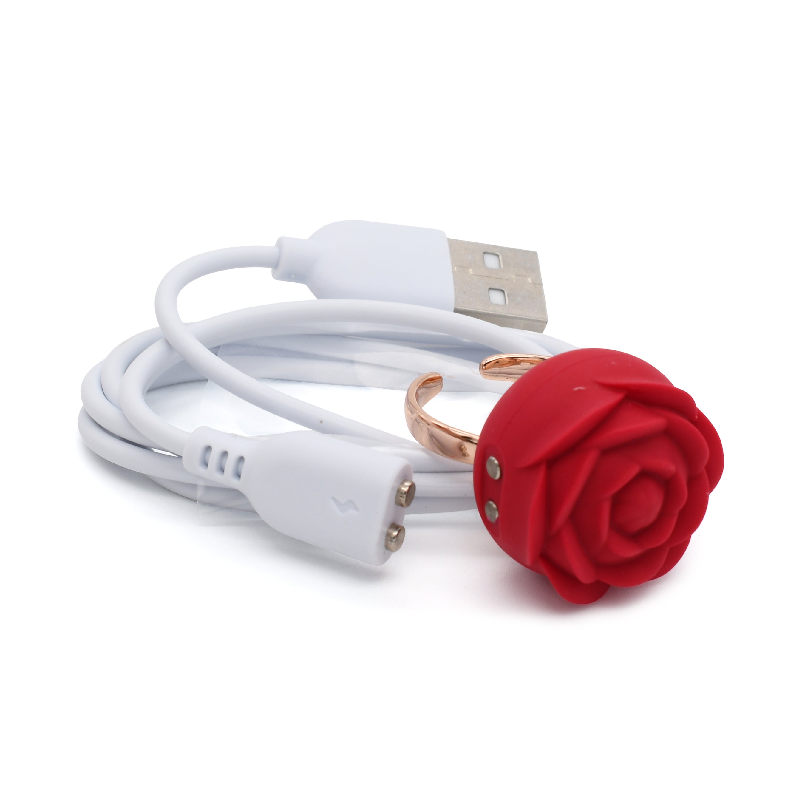 Fiore Rose Finger Vibrating Ring