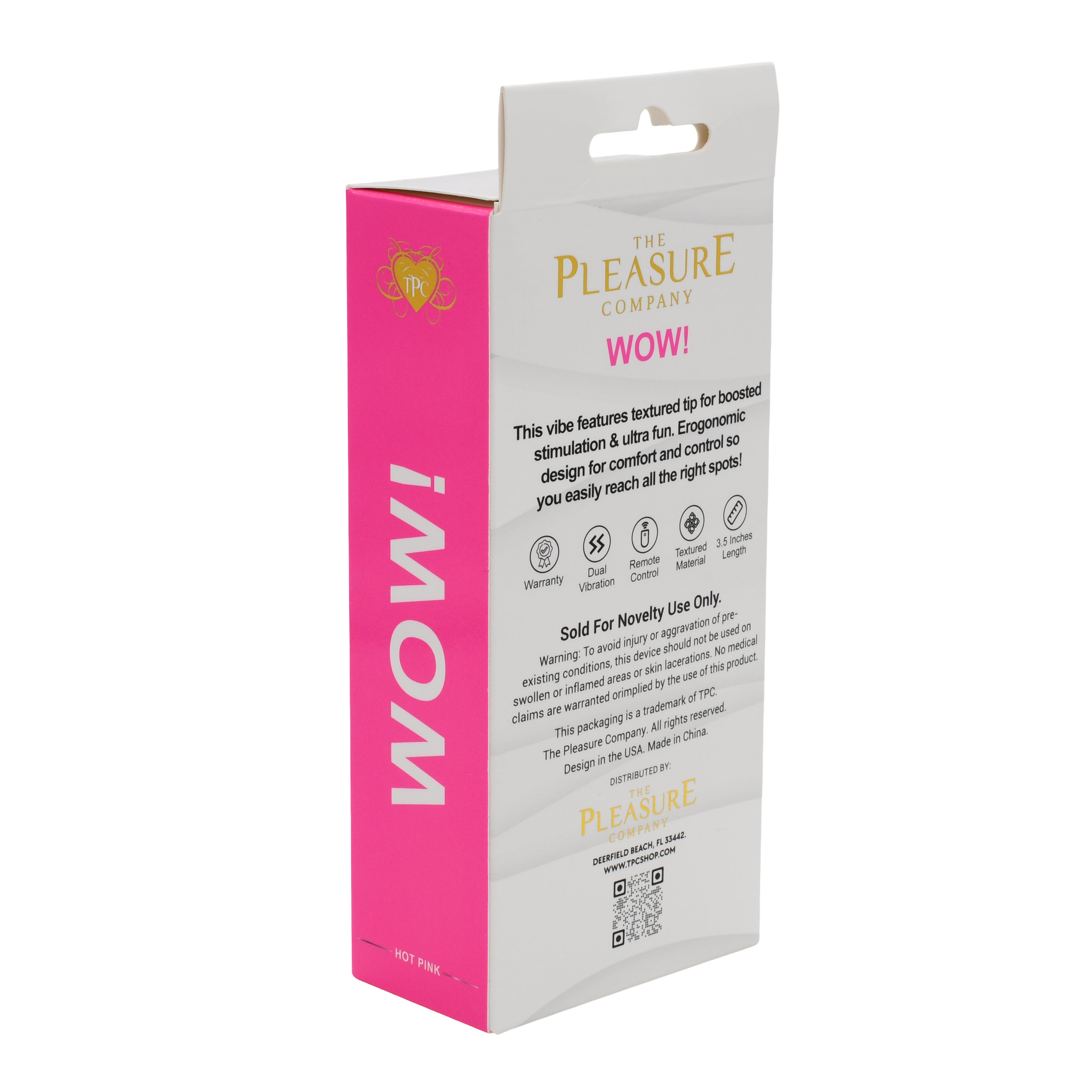 WOW! Clitoral Vibrator & Massager With Remote Control