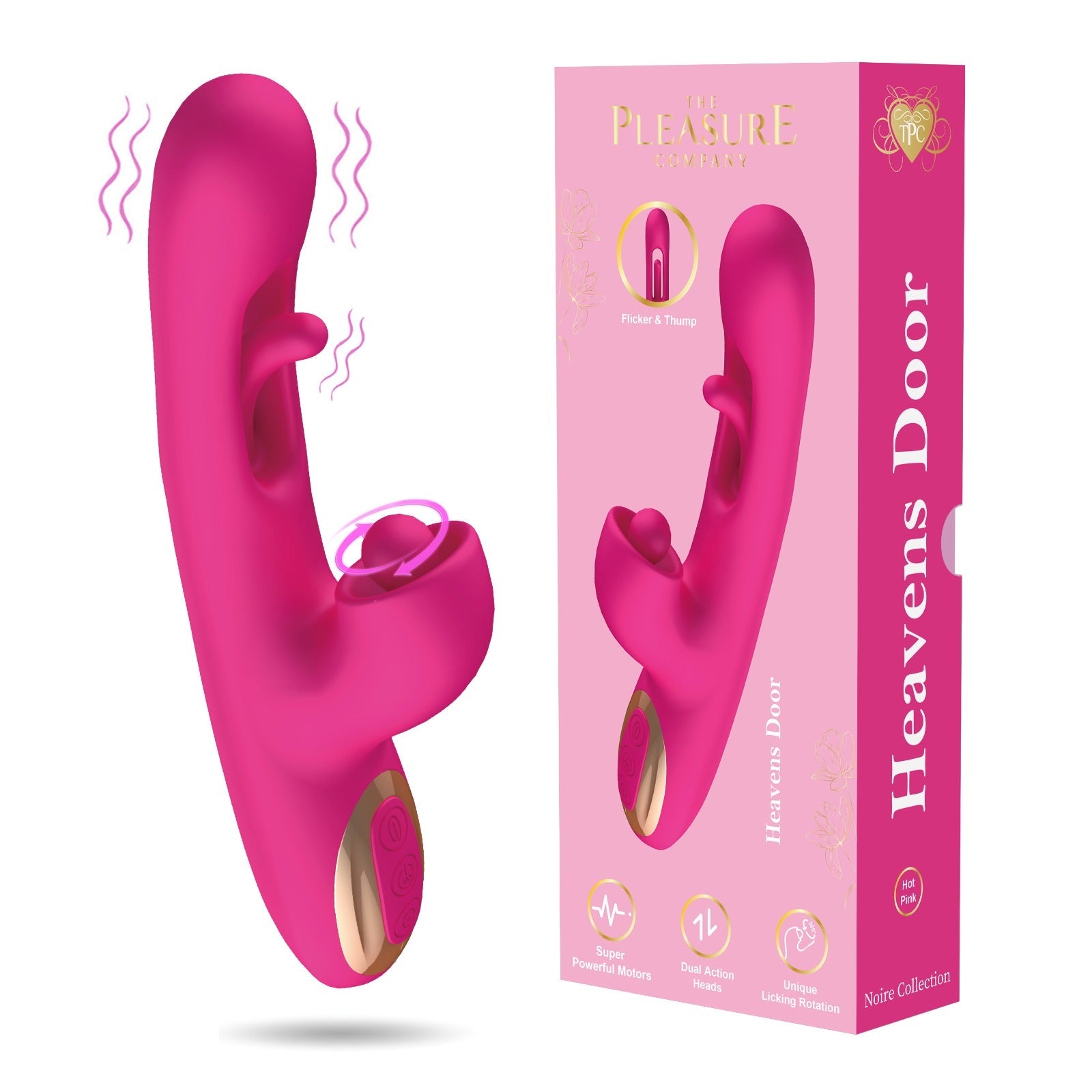 TPC Heavens Door Flicker & Thump Rabbit Vibrator