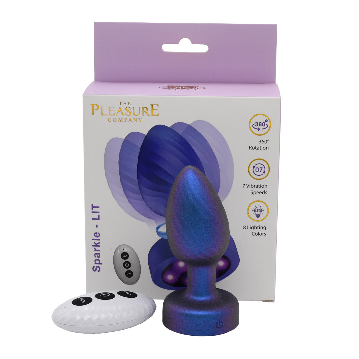 Sparkle LIT Remote Controlled Anal Plug