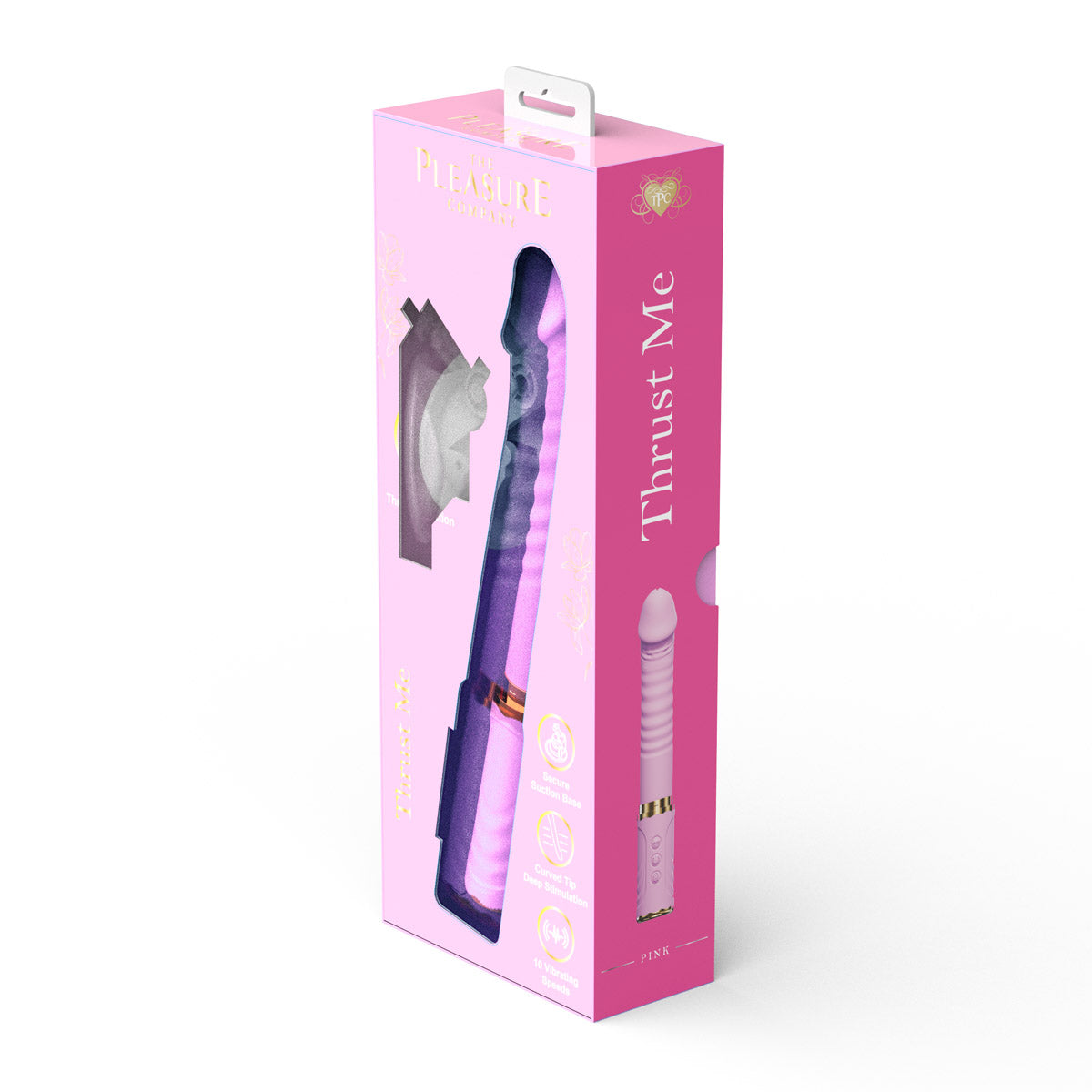 Thrust Me Thrusting Wand Vibrator-Pink