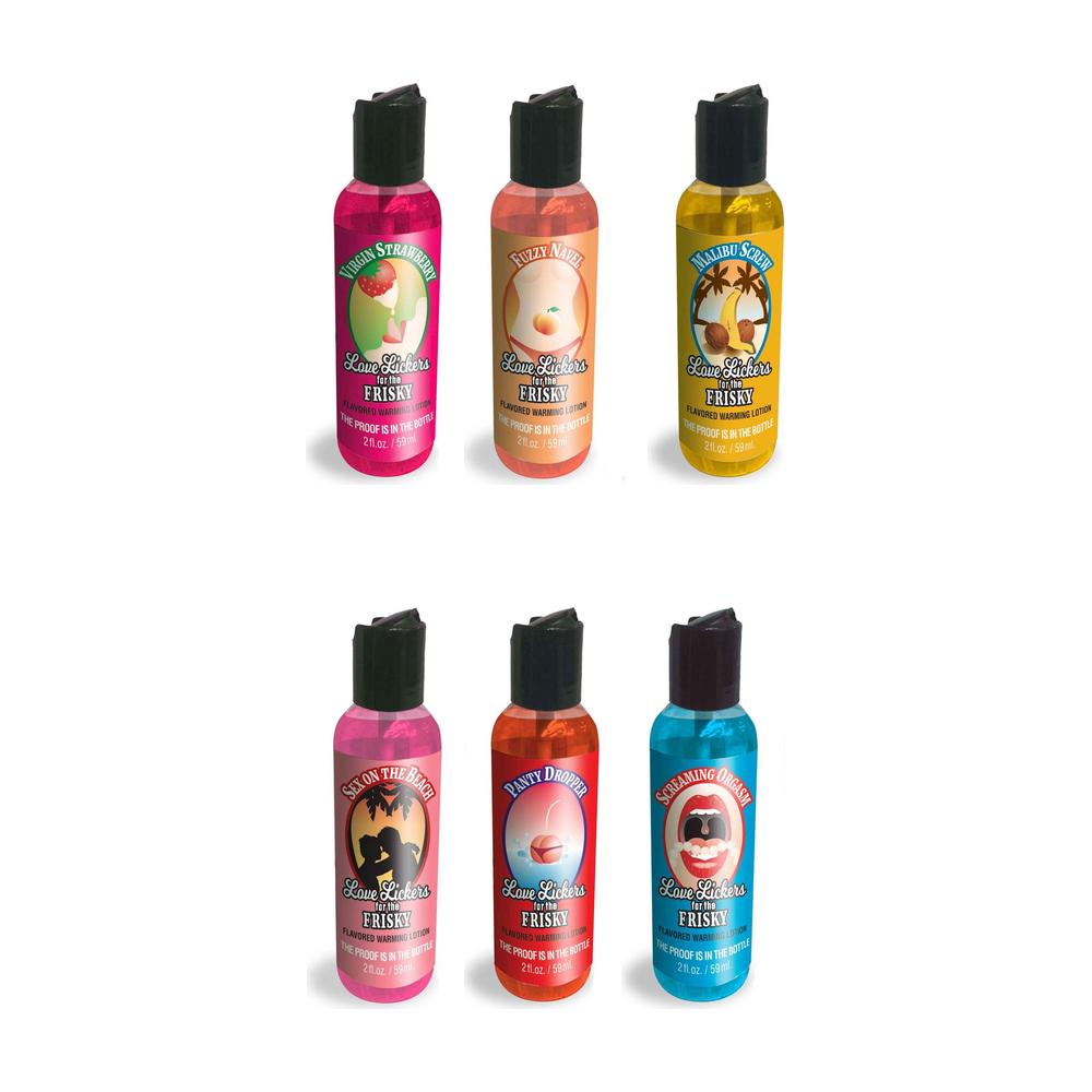 Love Lickers Flavored Lickable Warming Massage Oil - 2 oz