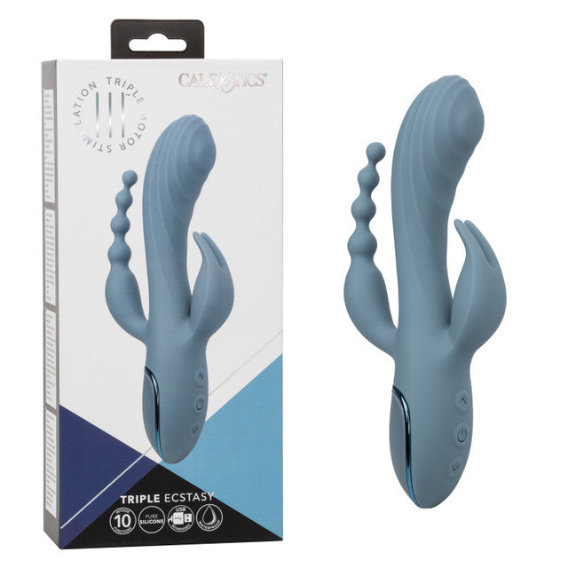 CalExotics III Triple Ecstasy Rabbit Vibrator