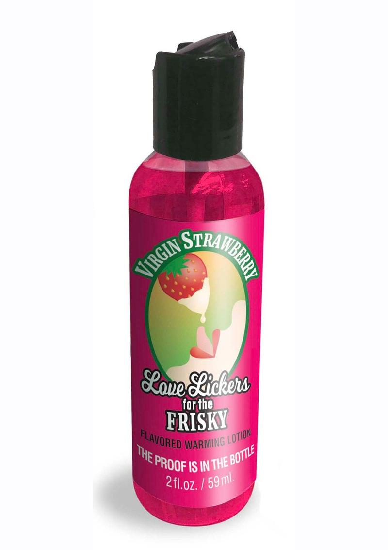 Love Lickers Flavored Lickable Warming Massage Oil - 2 oz