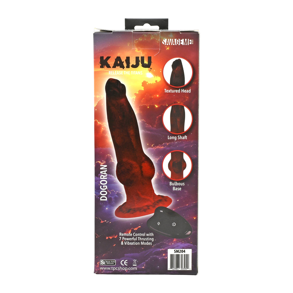 Dogoran Kaiju Fantasy Vibrating Thrusting Dildo by Savage Me