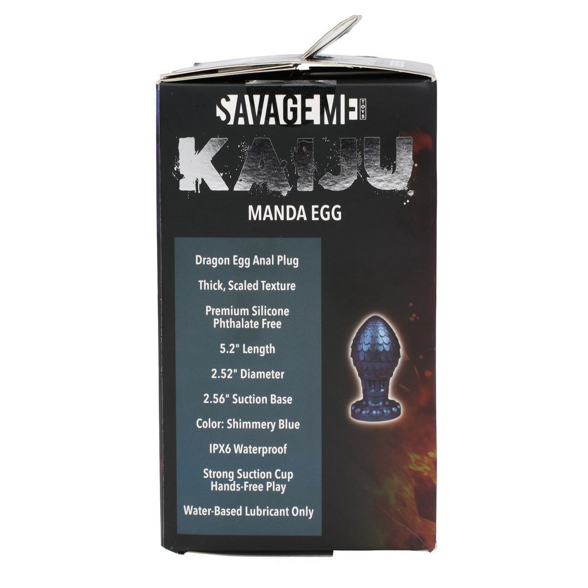 Manda Egg Kaiju Butt Plug Anal Toy by Savage Me