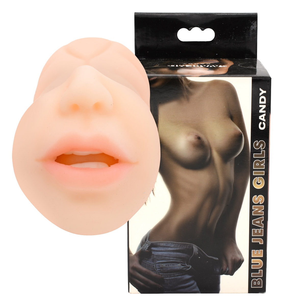 Candy Oral Stroker - Blue Jeans Girl Pocket Pussy
