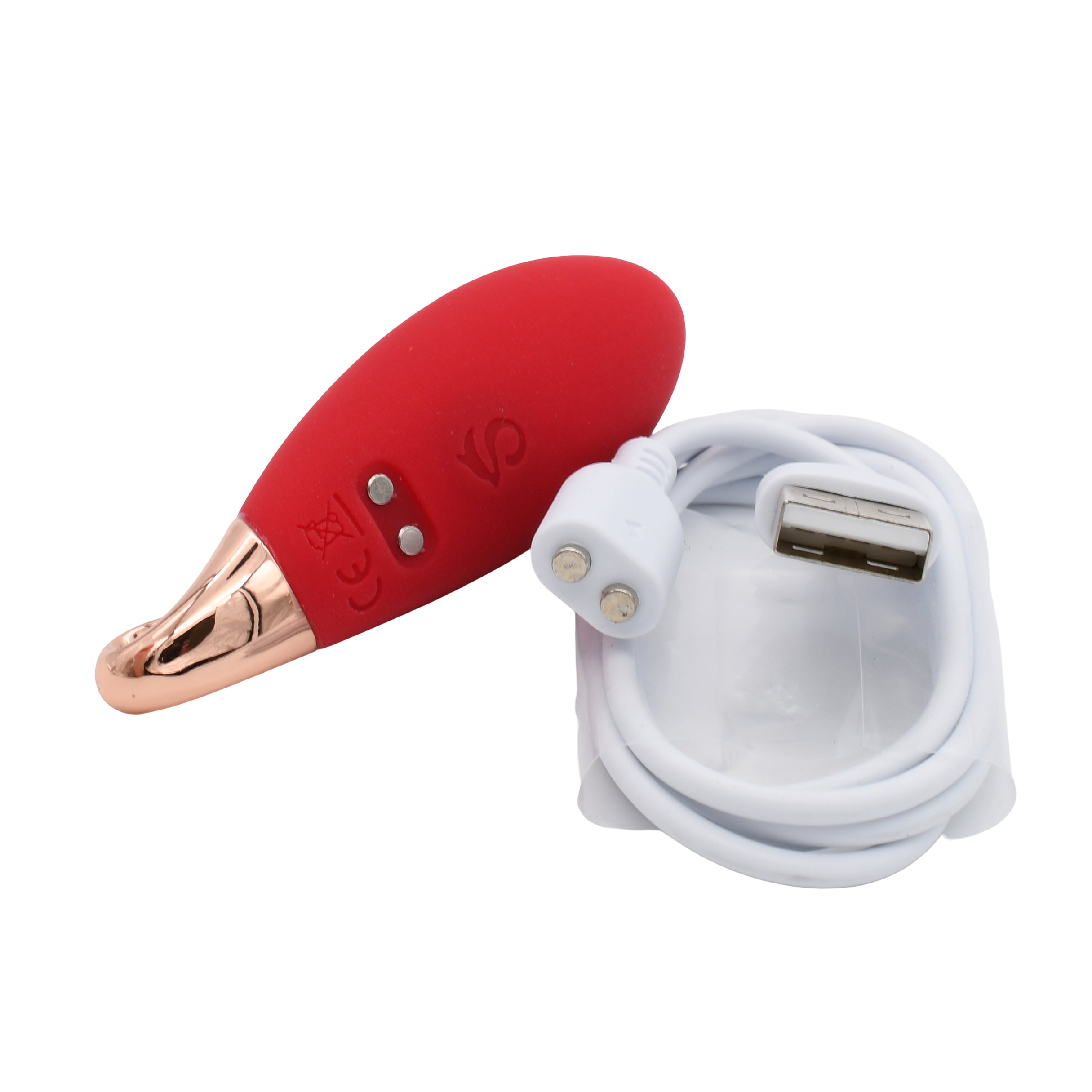 Ruby Rose-Red Necklace Vibrator