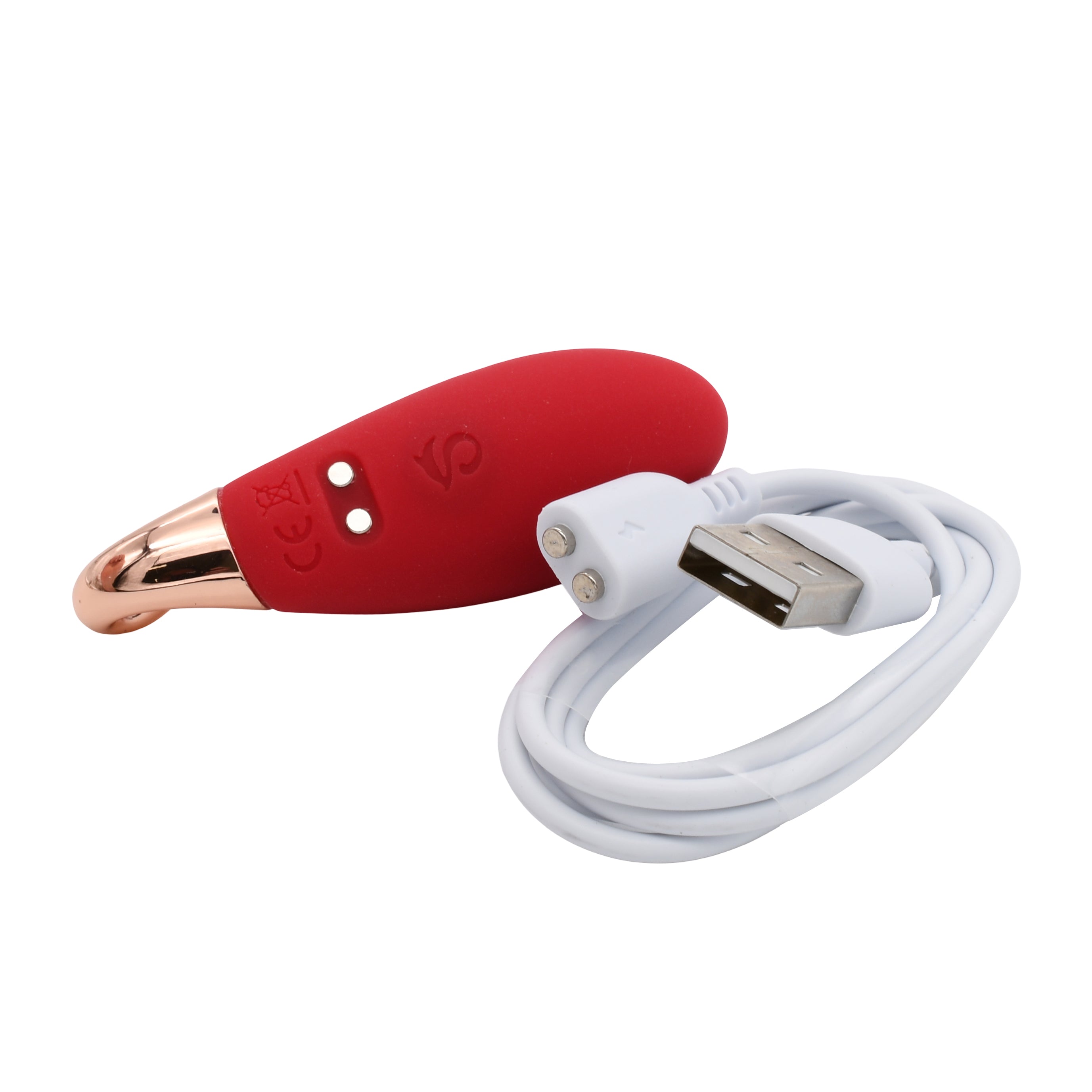 Ruby Rose-Red Necklace Vibrator