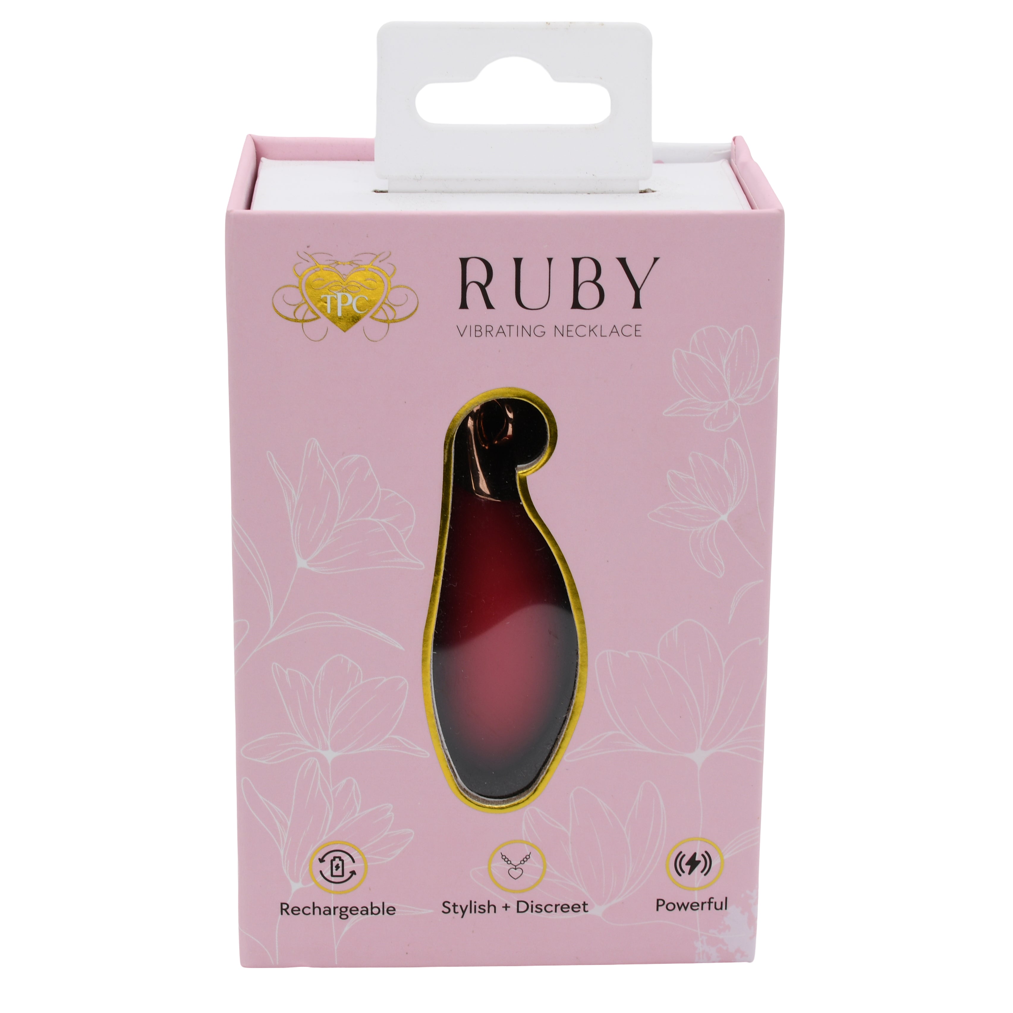 Ruby Rose-Red Necklace Vibrator