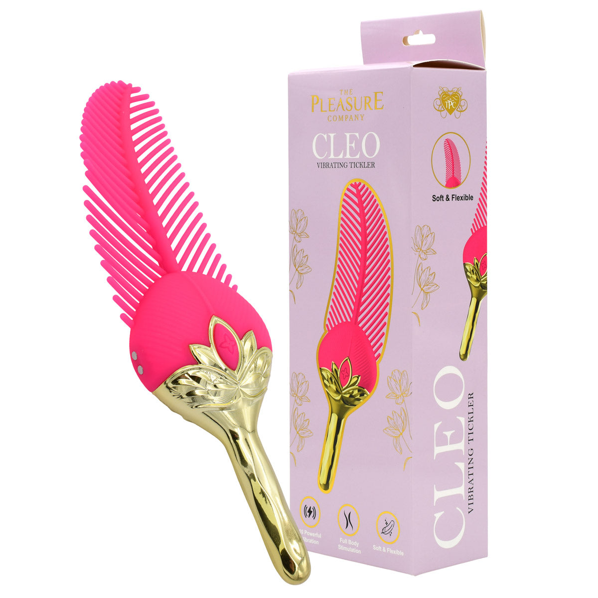 Cleo Feather Vibrating Clit Stimulator
