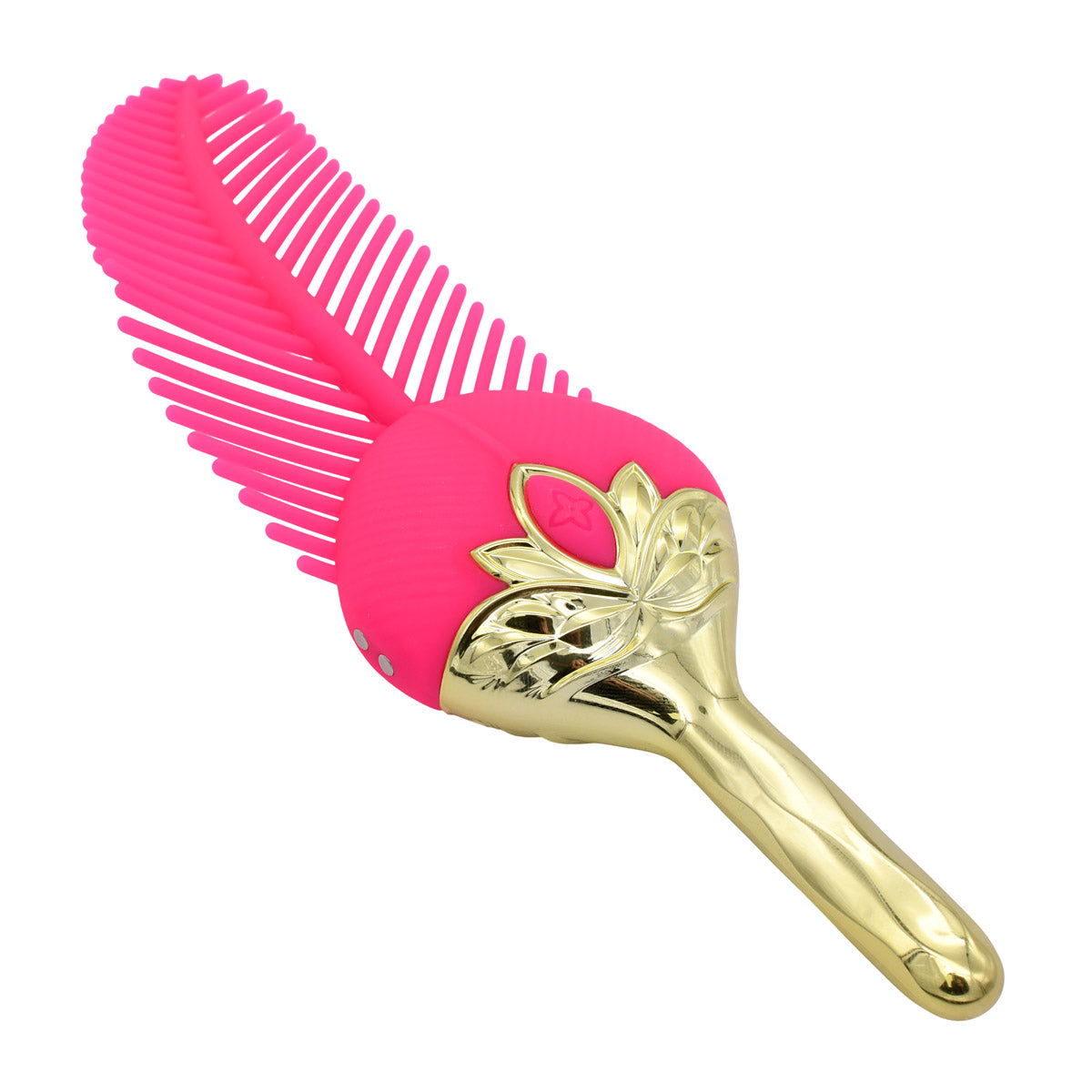 Cleo Silicone-Feather Vibrating Clit Stimulator