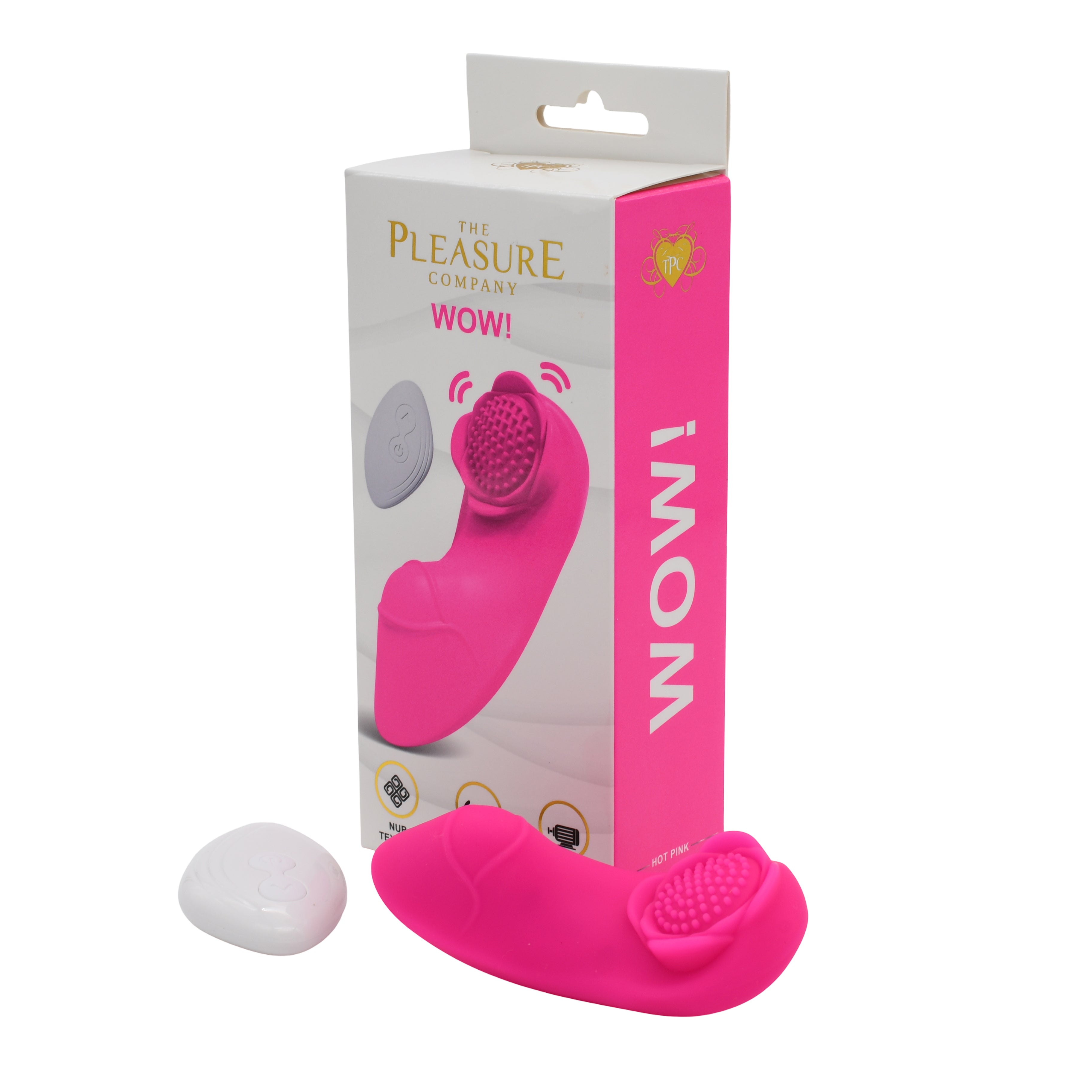 WOW! Clitoral Vibrator & Massager With Remote Control