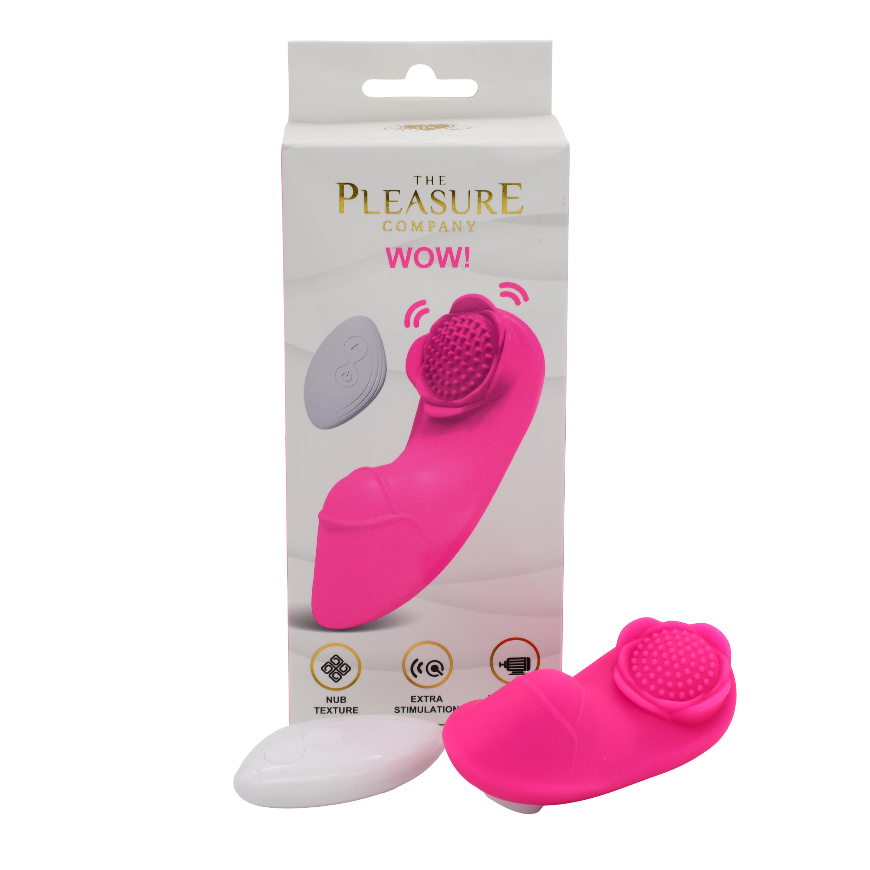 WOW! Clitoral Vibrator & Massager With Remote Control