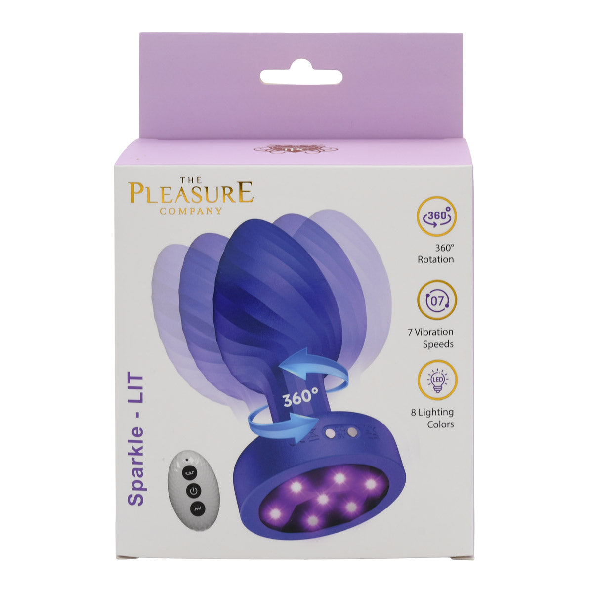 Sparkle LIT Remote Anal Plug