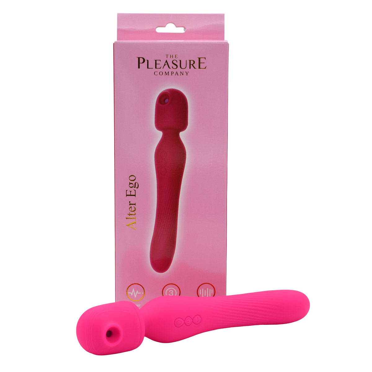 Alter Ego 3-in-1 Clit Massaging Wand Vibrator