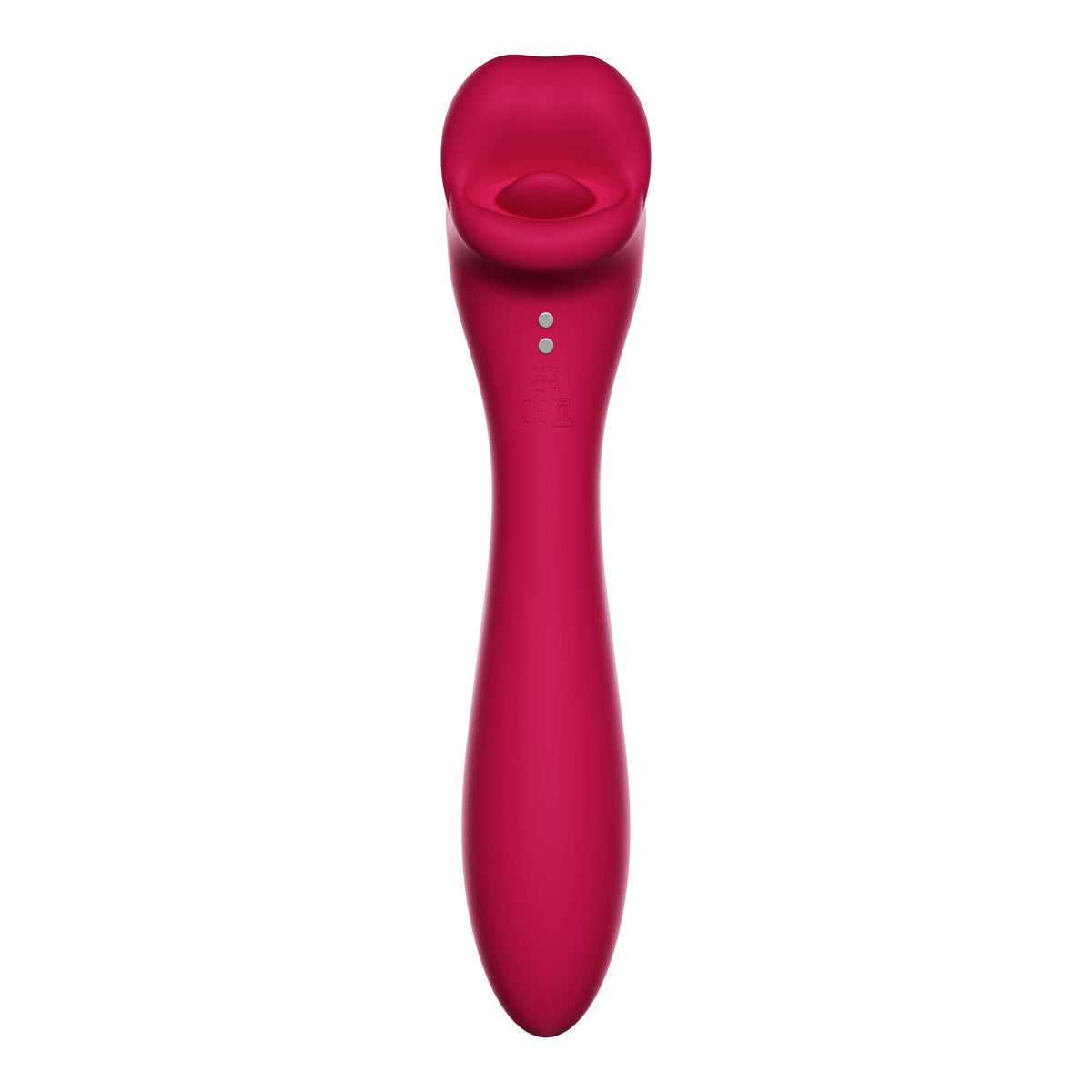 Tyler Lips Kissy Vibrator - Red
