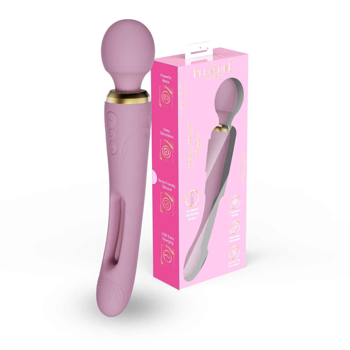DeLUXE Wand Series Flapper - Purple